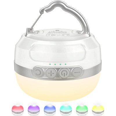 4'' Battery Powered Integrated LED Color Changing Camping Lantern