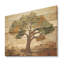 Arbre vert majestueux Baobab vert II - Arbre africain sur bois-708016624