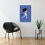 Cosmic Skater Girl Contemporary Wall Art Print 1 Piece Wrapped Canvas Wall Art-912091131