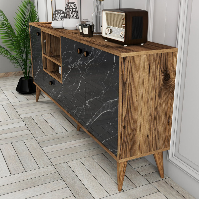 Console, Noir/noyer