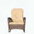Beige Cushion/Brown Frame selected