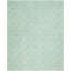Wool Geometric Area Rug in Light Blue-203134959