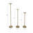Modern Decorative Candle Holders - Set of 3 Tall Metal Floor Candle Stands for Pillar Candles, Perfect for Centerpieces, Dining Rooms, and Home Accents, 26", 32", 40"-861758234