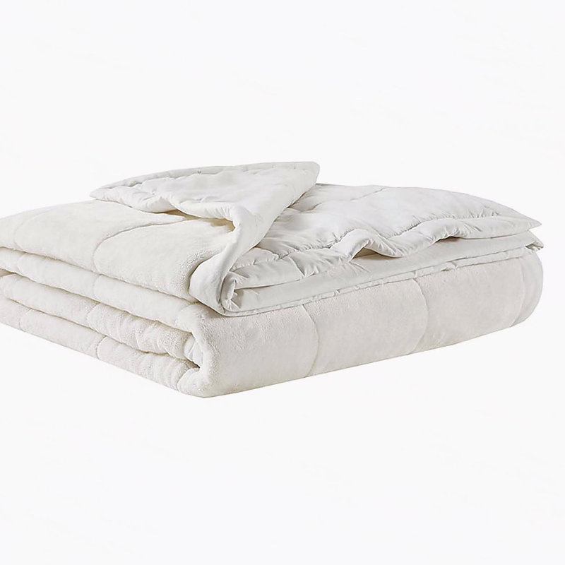 Couverture réversible en duvet HeiQ Smart, Ivoire ivoire, Très grand lit