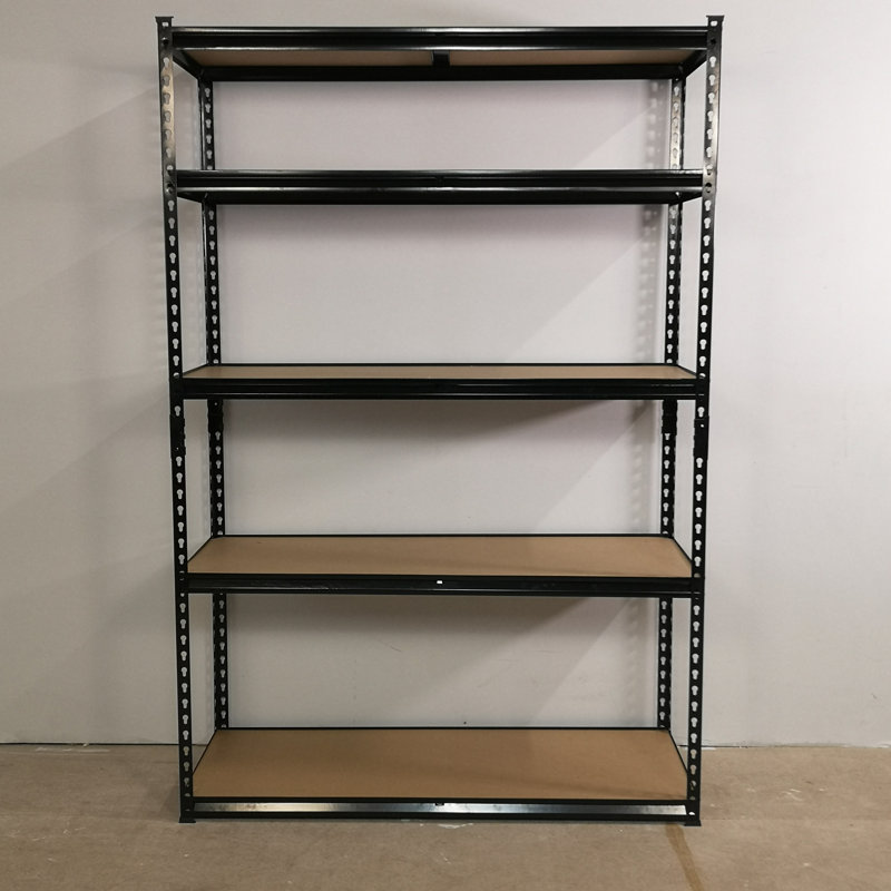 Anthonee 122cm W Metal Height -Adjustable Shelving Unit with Wheels