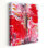Peinture murale abstraite vibrante avec des coups de pinceau abstraits et abstraits