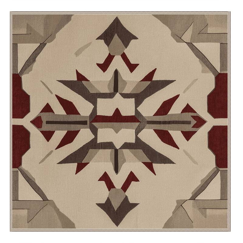 Intersecting Realms Rug, Square 4'