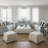 Tufted Ottoman Coffee Table by Stanley Furniture