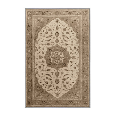 Machine Washable Tabriz Gray Area Rug