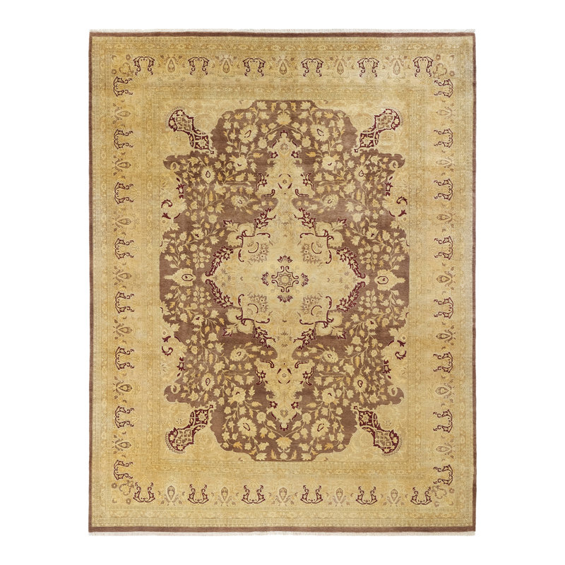 Classic One-of-a-Kind 9' 2" X 11' 9" Hand Knotted Area Rug