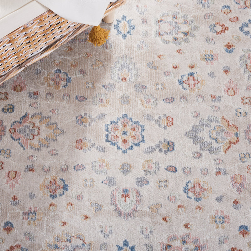 Tapis beige / gris Naghibi Blair, Rectangle 9 pi x 12 pi