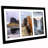 8X16 Collage Picture Frame To Display 3 Photos At Once - Black