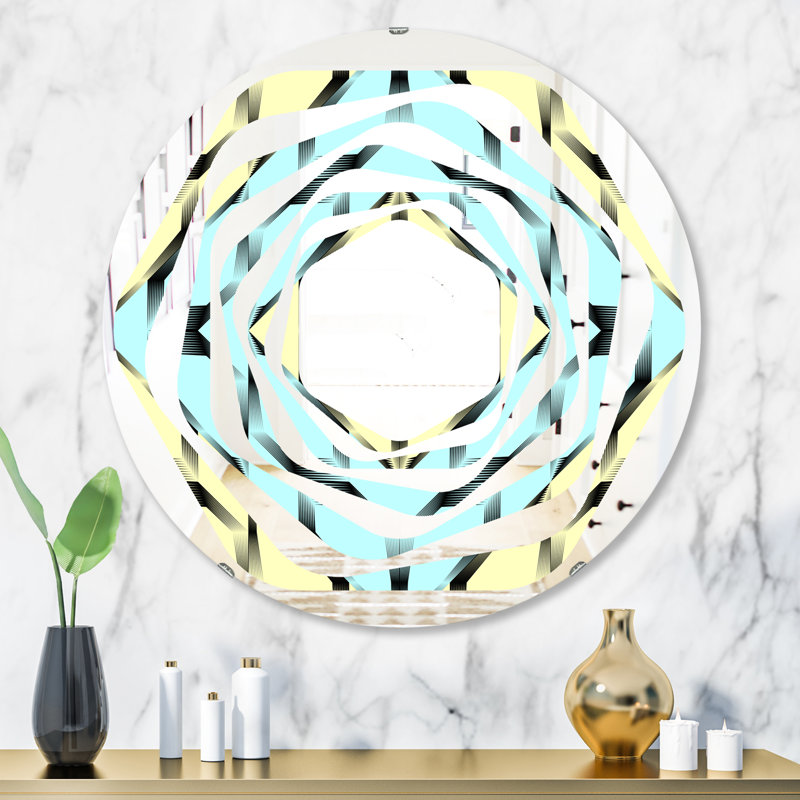Miroir mural sans cadre Fashion, H 23,6 po x l 23,6 po