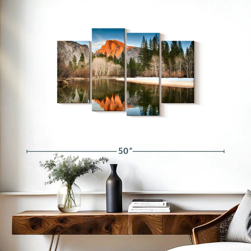 Alvord Half Dome River Reflection, 22" H x 36" W