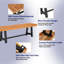 Seegmiller Iron Outdoor Bench
