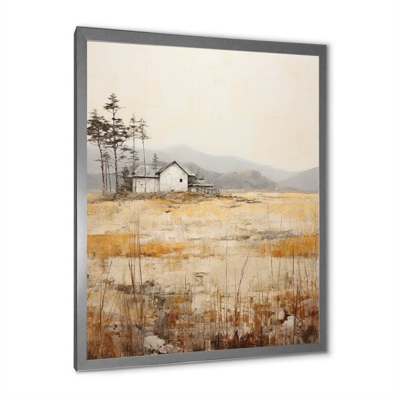 Countryside Rhapsody II sur toile, H 32 po x l 24 po x P 1 po, Cadre simple argenté