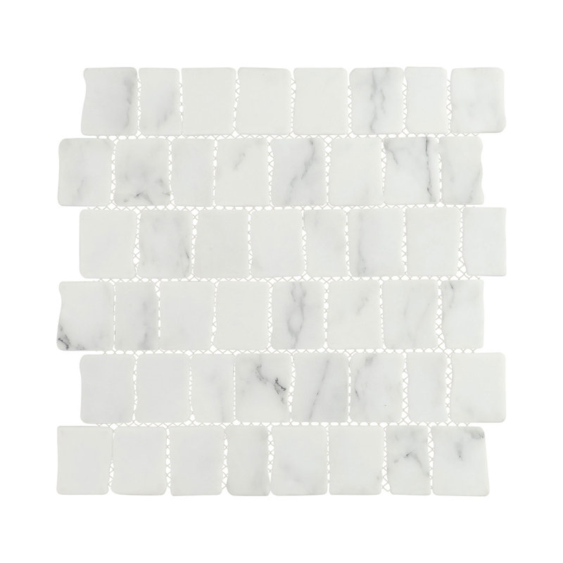 Carrelage mosaïque en verre recyclé mat Graeco-Roman, Tuf