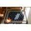 Hand Knotted Pile Blue Rectangle Antique 1920s Wool Rug
