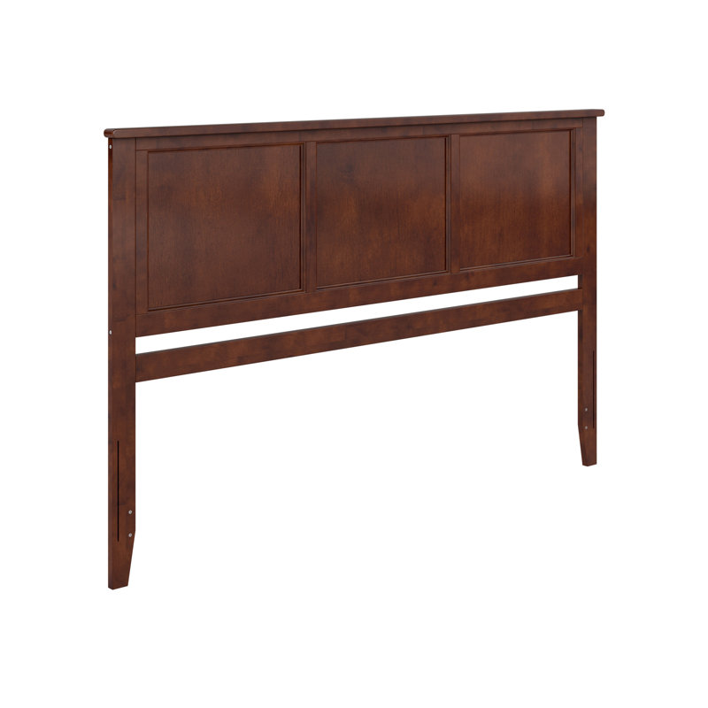 Amear Solid Wood Headboard, King, Walnut