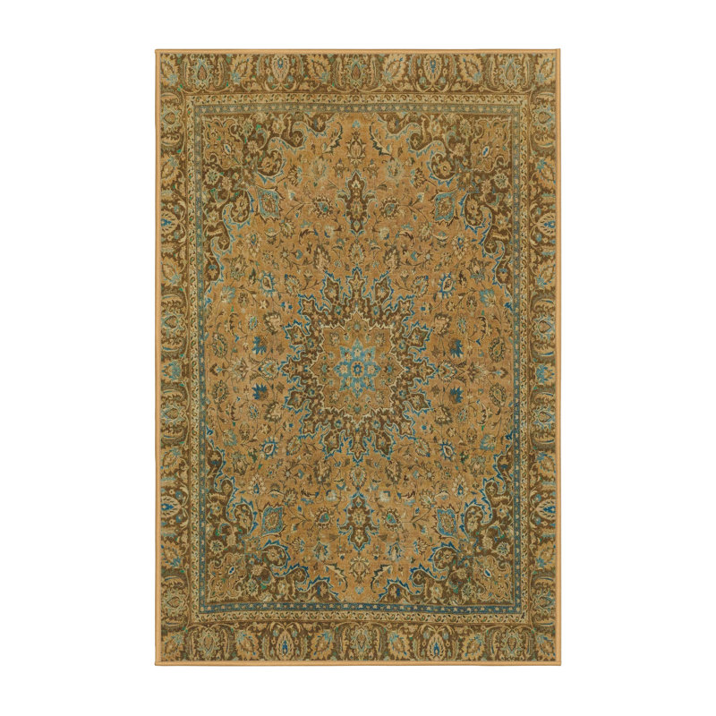 Abstract Indoor Rug, Rectangle 7' x 9'