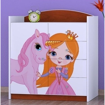 Patchell Kids 4 - Drawer Combo Dresser