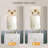 Junathean Modern Vanity Light With Crystal Glass Shade-1029630989