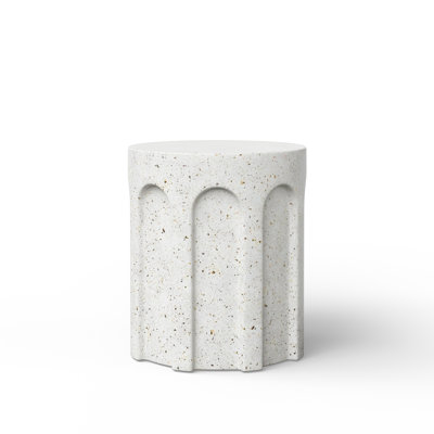 Mikah Concrete Cassie Stool by Joss & Main