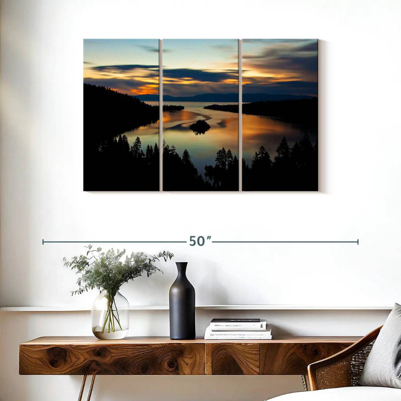 Alvord Emerald Bay au lac Tahoe, H 24 po x l 38 po