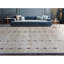 Tapis doré et rouille de haute qualité noué à la main