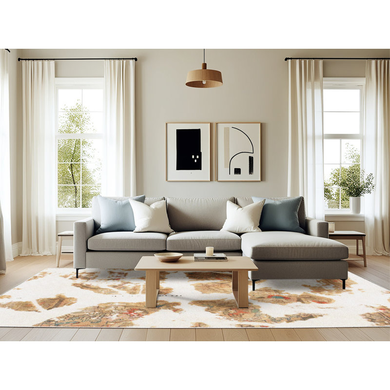 Tapis abstrait moderne 1167, Rectangle 6 pi x 9 pi