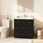Meuble-lavabo autoportant avec lavabo et tiroirs-684443037