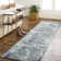 Wyona Power Loom Dark Blue/White/Charcoal Rug