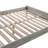Windsor Full Bed with Headboard and Low Footboard, Driftwood Gray - Rustic Pine Wood Finish, Ideal for Kids Bedroom, Guest Room, Fits Standard Full-Size Mattress () - s: 57 in. W x 79 in. D x 39 in. H-87384741-87384742