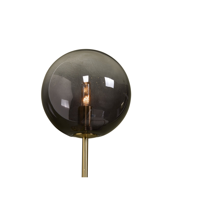 Izora Sconce, Smoked, Brass