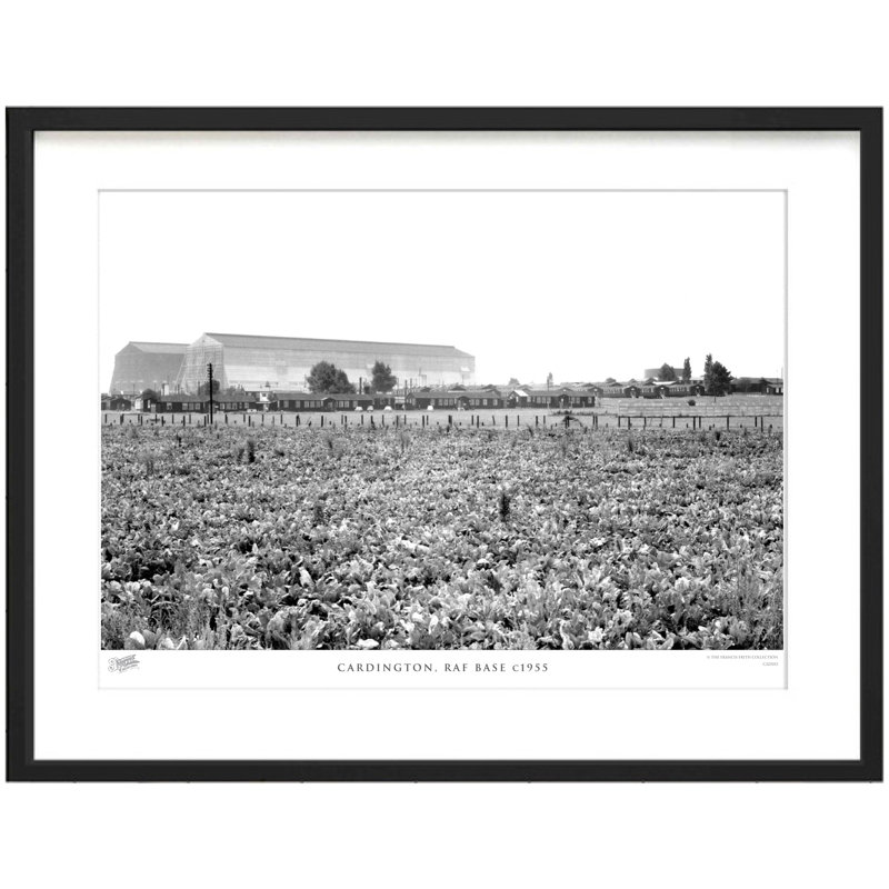 Cardington, RAF Base C1955 - Single Picture Frame Print, 60cm H X 80cm W x 2cm D