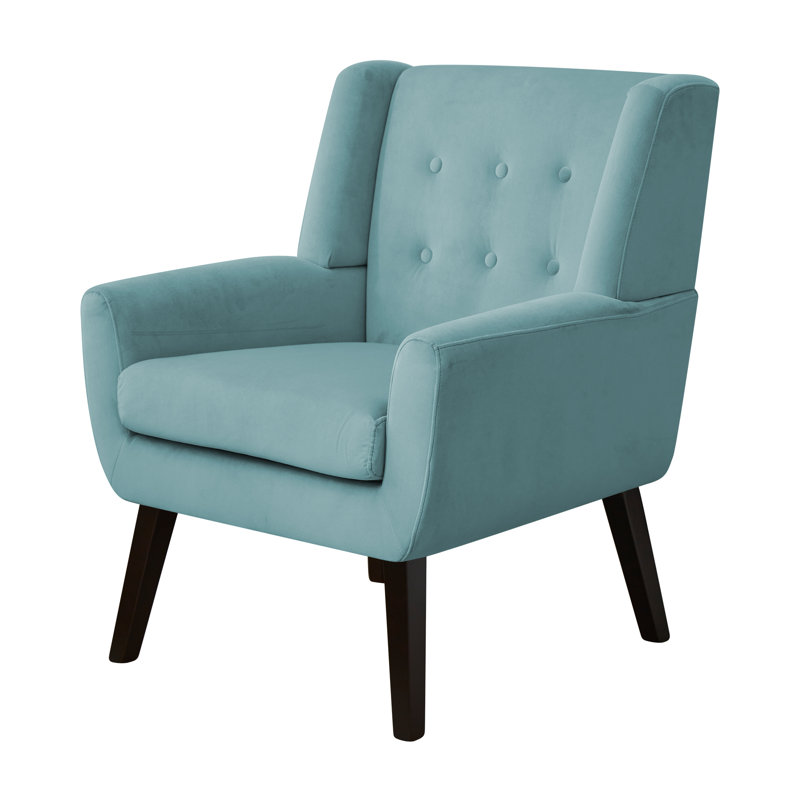 Fauteuil rembourré, Mélange de polyester brun