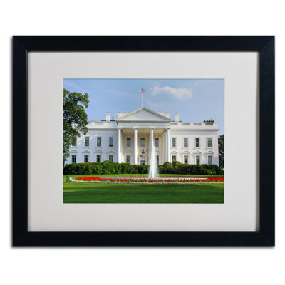 "White House" by CATeyes Framed Photographic Print