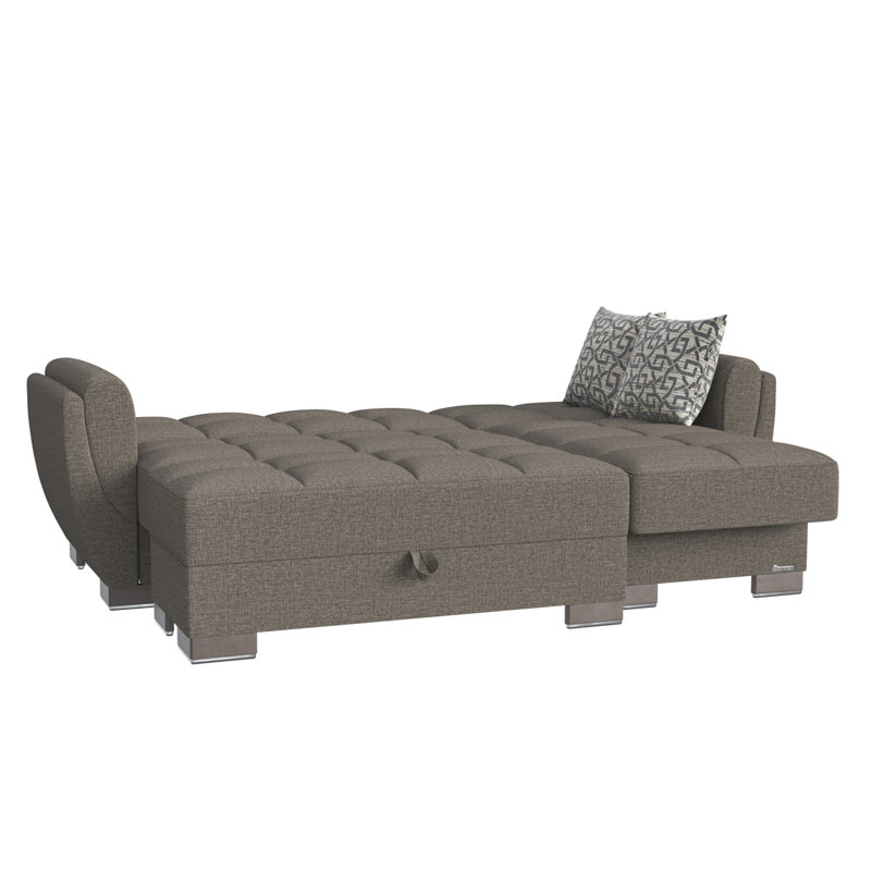 Chaise longue convertible avec rangement Primenest Skyhaven Collection, Grey