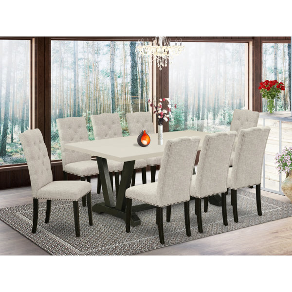 Noble House Joni French Wood Upholstered Dining Armchair, Set of 2, Beige,  Natural 