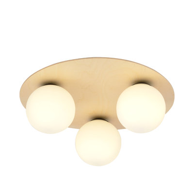 Siratro Glass Flush Mount