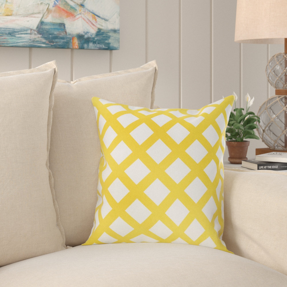 Tropical Cross Square Throw Pillow Cover Apolena