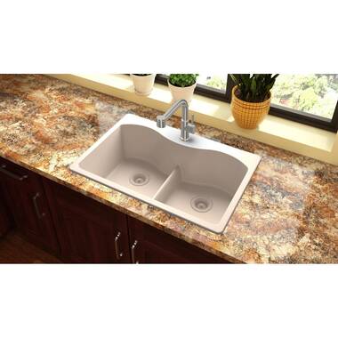 Elkay Quartz Classic 25 inch Drop-In Laundry Sink - Putty ELG252212PDPT0