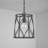 Warlo 1 - Light Rustic Iron Lantern Pendant