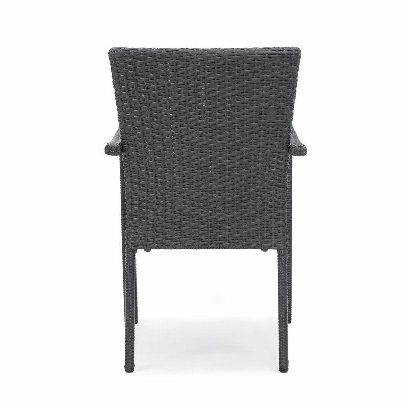 Chaise de jardin en osier pour patio