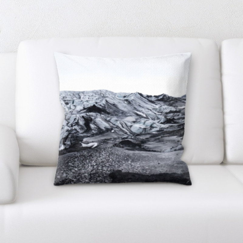 Microsuede Reversible Throw Pillow