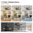 56"  Outdoor Ceiling Fans With Lights And Remote, Wet Rated Waterproof Ceiling Fan, 6-speed Dc Motor,  Modern Industrial Ceiling Fan Gazebo Fan For Porch Patios Pavilion-1815890791-1828607877