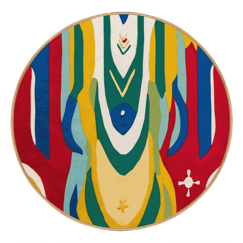 Tapis Spirité Jive, Rond 8 pi