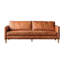 Geoffrey Genuine 3 Seater Leather Sofa