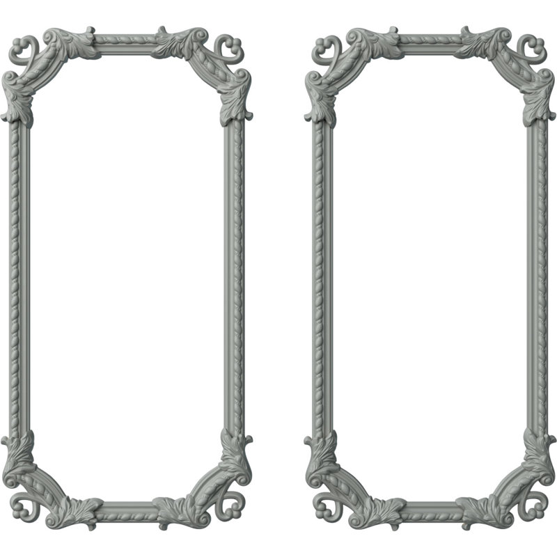 Ensemble de moulures pour panneau Devon, L 24 po x H 48 po, Double