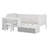 Dancy Twin Size Daybed With Desk And Shelves, Multi-Functional Bed Bed Frame With Lockers And Matching Stool-1034487237